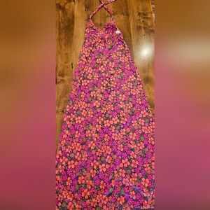 VINTAGE 60'S-70'S HALTER DRESS